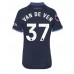 Tottenham Hotspur Micky van de Ven #37 Dámské Venkovní Dres 2023-24 Krátkým Rukávem